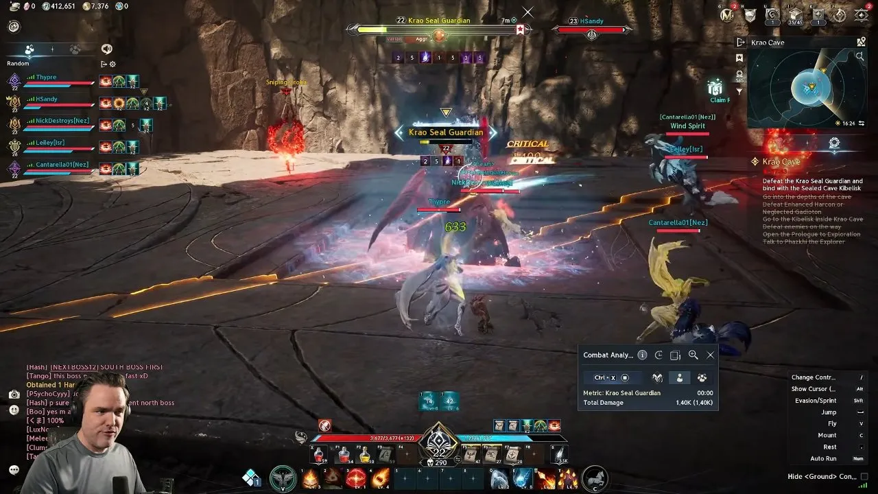 Combat Analysis focused on damage dealt to one selected enemy