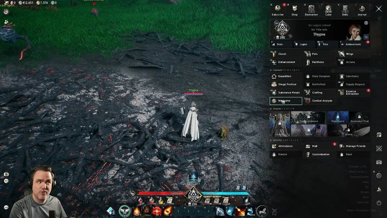 Combat Analysis window opened with Ctrl + X in AION 2