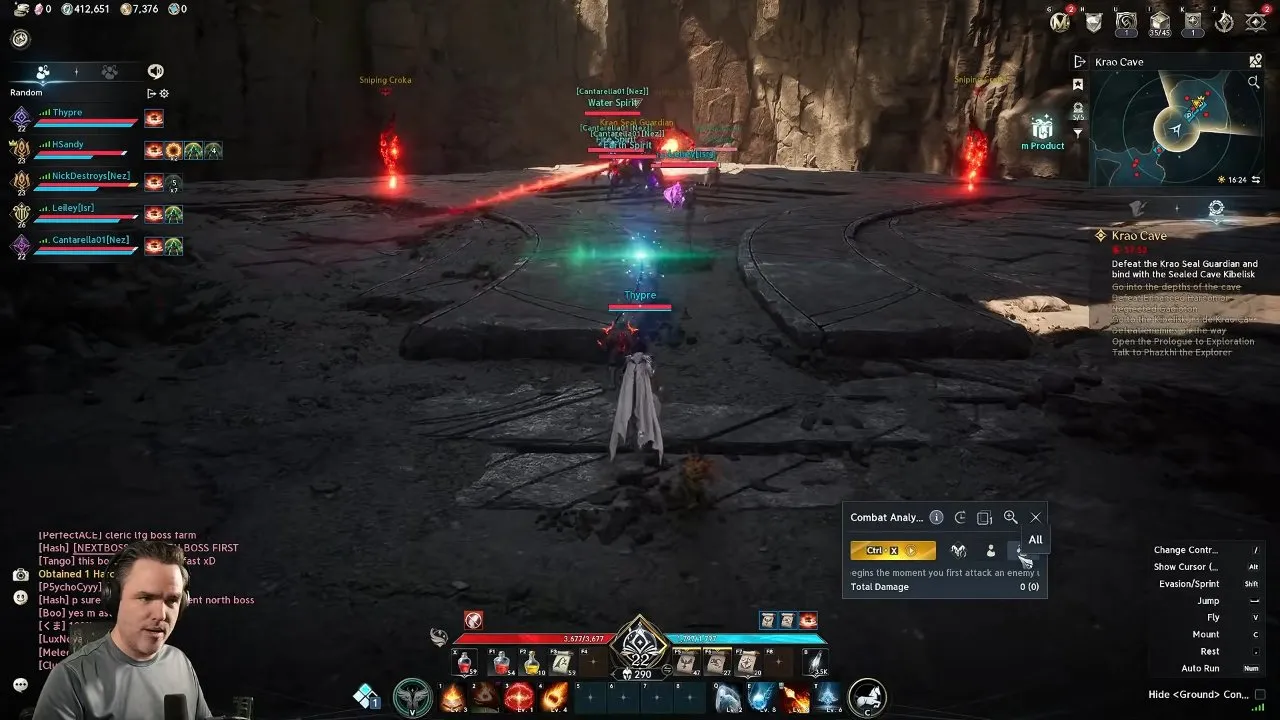 All-target and single-target options in the Combat Analysis window